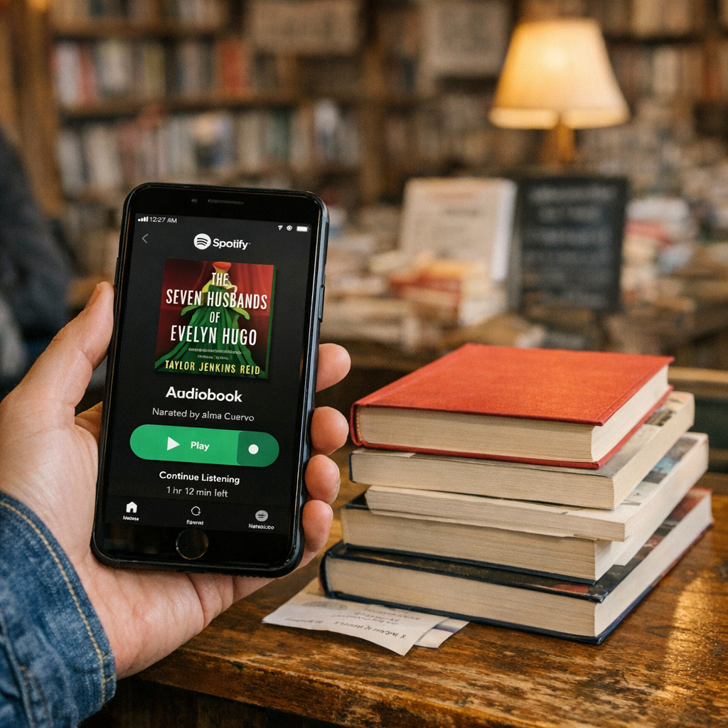 Spotify不只想让你听书，还想把书送到你家：一家流媒体平台为什么盯上了纸质书