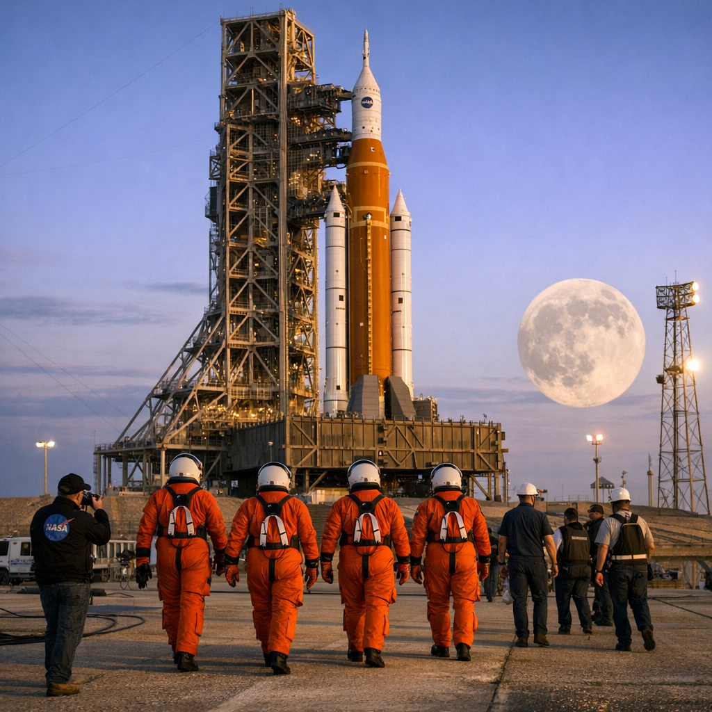 阿耳忒弥斯2号发射日：NASA重返载人绕月，真正的考验其实从点火前就开始了