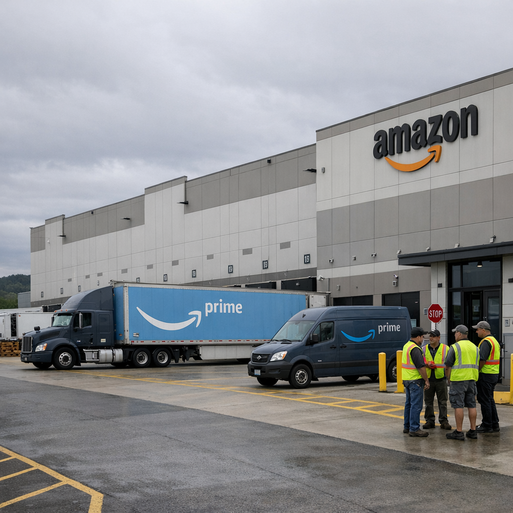 亚马逊仓库里,一名工人在岗位上离世:当“效率机器”再次撞上人的极限